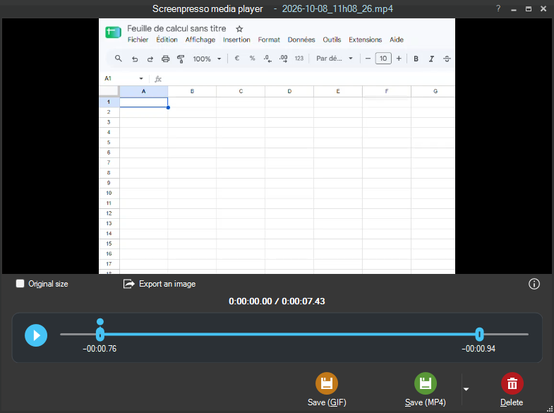 Enhanced built-in media player